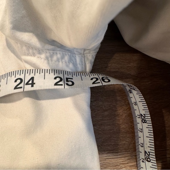 Lands End Jacket Mens Button Close Canvas Flannel Lined Collar Vtg XL - Picture 5 of 7